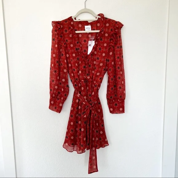 Anthropologie MISA Los Angeles Veruka Dress in Maravi Dots - Picture 8 of 12